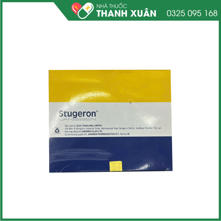 Thuốc Stugeron Janssen điều trị rối loạn tuần hoàn não